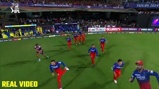 RCB winning moments Virat Kohli emotional after winning against CSK in knockout Match RCBvsCSK [upl. by Carmena108]