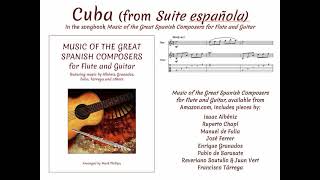 Cuba from Suite española for flute and guitar [upl. by Ul]