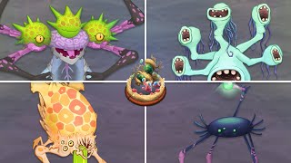 Ethereal Workshop Wave 7  All Monster Sounds amp Animations My Singing Monsters [upl. by Kcirdorb]