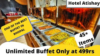 Unlimited Buffet Only at 499rs  45 items  Urban Chulha  Hotel Atishay [upl. by Elane]