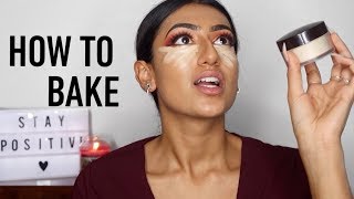 HOW TO BAKE YOUR FACE MAKEUP even if you have dry skin [upl. by Yffat]