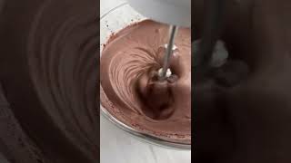 Chocolate whipped cream frosting frosting chocolate whippedcream [upl. by Nnaitsirhc]