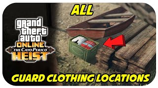 All Guard Clothing Locations Cayo Perico Heist [upl. by Ainna]