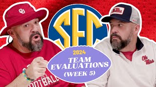 SEC Roll Call  Week 5  Team EvaluationsSo Far 2024 [upl. by Aicssej]