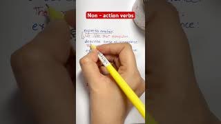 Non  action verbs  Stative verbs [upl. by Joo]