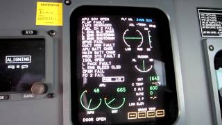 Crj900 apu start and shutdown [upl. by Hymie]