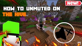 Minecraft  How to get “UNMUTED” on THE HIVE 2021 [upl. by Polad]