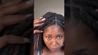 Mini twist with Lilly smith hair natural hairstyle haircare braids fyp viralvideo foryou [upl. by Kcirrek728]