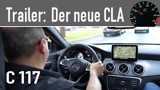 Trailer Vorstellungsfahrt MercedesBenz CLA 200 C117 [upl. by Eilyk783]