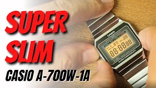 Casio A700 Review The Super Slim Casio Digital [upl. by Mitran977]