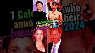 7 celebrities who announced their breakups in 2024 shorts celebritynews celebritybreakups [upl. by Sileas]