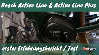 Bosch EBike 2018 – Active Line amp Active Line Plus erster Erfahrungsbericht  Test Alles Fahrrad 46 [upl. by Alejoa]