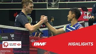 Singapore Open 2019  Quarterfinals MS Highlights  BWF 2019 [upl. by Leahcimnaes]