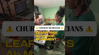 ⚠️CHURCH MUSICIANS⚠️ Learn This Ab Major Movement‼️ desaraedeemusic pianotutorial churchmusicians [upl. by Cloe108]