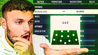 My Best 442 Custom Tactics  Easy Wins ✅ 🔥 [upl. by Freda]