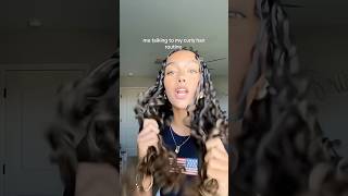 Talking to my curly hair routine by Hallieganga [upl. by Bowman]