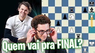 Quem vai para a FINAL Magnus Carlsen x Caruana Julius Baer Cup 2023 [upl. by Annaehr756]