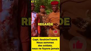 Ibrahim Traoré Nous sommes des soldats nous ne fuyons jamais [upl. by Tal]