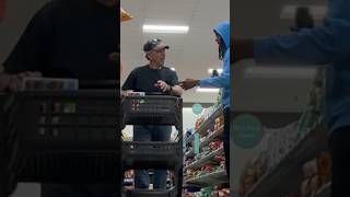 Trolling at Schnucks😭✋🏾 funny funnyprank viralvideo Schnucks recommended blowup prank [upl. by Albright]