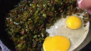 Spring onion egg fry recipe  வெங்காயத்தாள் முட்டை வறுவல்  spring onion egg fry recipe in tamil [upl. by Mamoun]