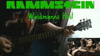 RAMMSTEIN WAIDMANNS HEIL LIVE COVER Richards PARTTAB [upl. by Airdni]