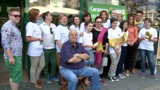 Caravana Catena la Timisoara  sesiune de autografe [upl. by Annawal924]