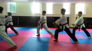 Belajar Poomsae Taekwondo Taegeuk 7 step by step [upl. by Schaab]