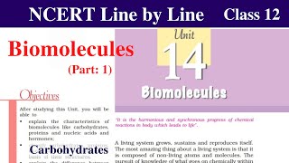 Biomolecules Class 12 Chemistry  Carbohydrates  Carbohydrates Classification  Monosaccharides [upl. by Federico]