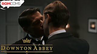 Forbidden Love  Thomas and Richard Kiss Scene  Downton Abbey 2019  RomComs [upl. by Atteve247]