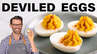 Easy Deviled Eggs Recipe [upl. by Amjan480]