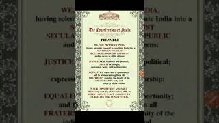 Preamble of the Indian Constitution education [upl. by Eiralih]