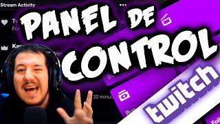 COMO FUNCIONA EL PANEL DE CONTROL DEL STREAMER EN TWITCH 🔍 NUEVO PANEL PARA MODERADORES⚔ [upl. by Ofilia150]