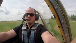 Flying Aerobatics with Gyula Vári  YAK52  LHKI  11062016 [upl. by Ainafets496]