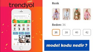 Trendyol da Model kodu nedir [upl. by Tima]