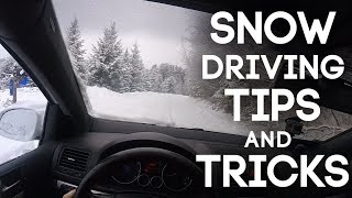 How To Safely Drive In The Snow  Winter Driving Tips Tricks and Techniques [upl. by Winthrop]