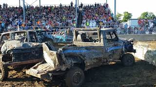 Green County Fair Demo Derby 2022 Trucks [upl. by Innattirb]