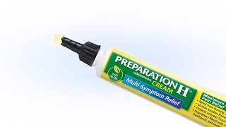 How to Apply PREPARATION H® Maximum Strength Pain Relief Cream [upl. by Allebasi607]