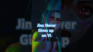 Easter Egg  Jinx never gives up on Vi  Arcane 2 [upl. by Dyane354]