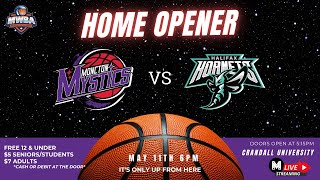 Moncton Mystics vs Halifax Hornets  MWBA Regular Season Saturday 6pm [upl. by Bradman558]