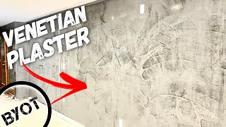 HOW TO APPLY VENETIAN PLASTER [upl. by Alyworth501]