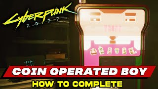 Coin Operated Boy JOB in Cyberpunk 2077  CAN YOU SAVE Brendan Theo Location [upl. by Cull]