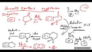 تحضير النفثالين الانثراسين الفنانثرين Haworth method Naphthalene Anthracene Phenanthrene [upl. by Naeroled]