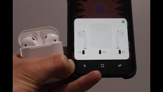 CHECK your AIRPODS BATTERY LIFE ON ANDROID [upl. by Belva]