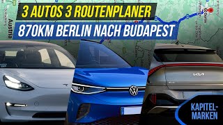 Elektroauto vs Verbrenner870km Routenplanung Roadtrip mit AirElectric und ABetterRoutePlanerABRP [upl. by Ender]