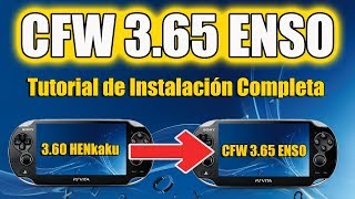 CFW 365 Psvita Tutorial de Instalación  SOLO DESDE 360  NO FUNCIONA CON SD2VITA [upl. by Naux]