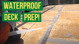 WATERPROOFING BalconyDECK — How to Prepare [upl. by Kandace]