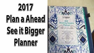 2017 See it Bigger Plan AHead Planner Review [upl. by Rossen]