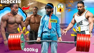 Anatoly VS Bodybuilder The CLEANER lifted with Deadlift Gym Prank  Anatoly GYM PRANK 400 Kg😳 [upl. by Maidy]