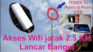 Cara Pasang Tenda 03 UpTo 5KM Mode WISP Dan Scan internet Wifi Gratis [upl. by Goodrich]