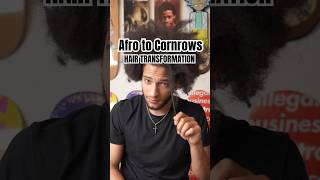 Afro to Cornrows  4C Hair Transformation [upl. by Llednek]